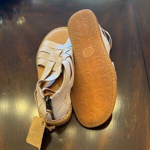 Born Women's Iwa Woven Sandal White (Ecru)